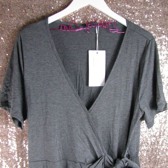 NWT BloomChic gray wrap dress 14/XL - Picture 6 of 11